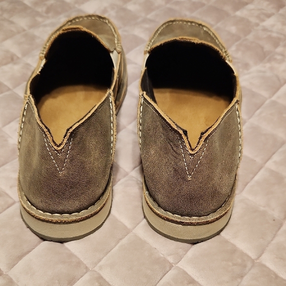 Ariat Brown Leather Slip-On Loafers - Women's - Picture 3 of 7